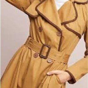Anthropologie Marley Trench Coat by Ett.wa